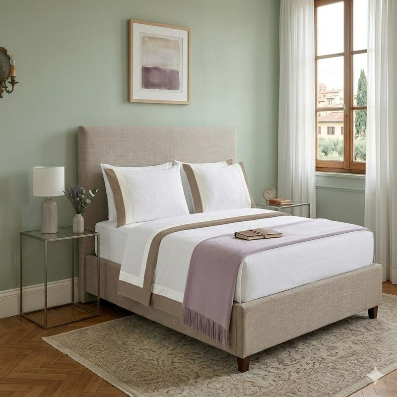 COPPIA VOMERO - Biancheria Letto - ANTICA TESSITURA ITALIANA