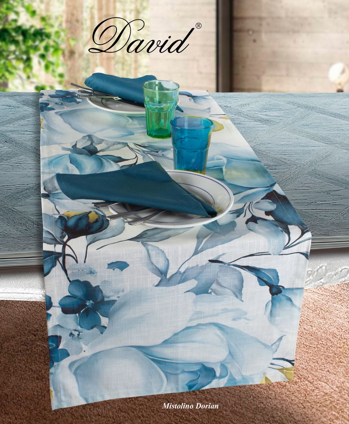 DORIAN RUNNER - Biancheria Cucina - DAVID HOME