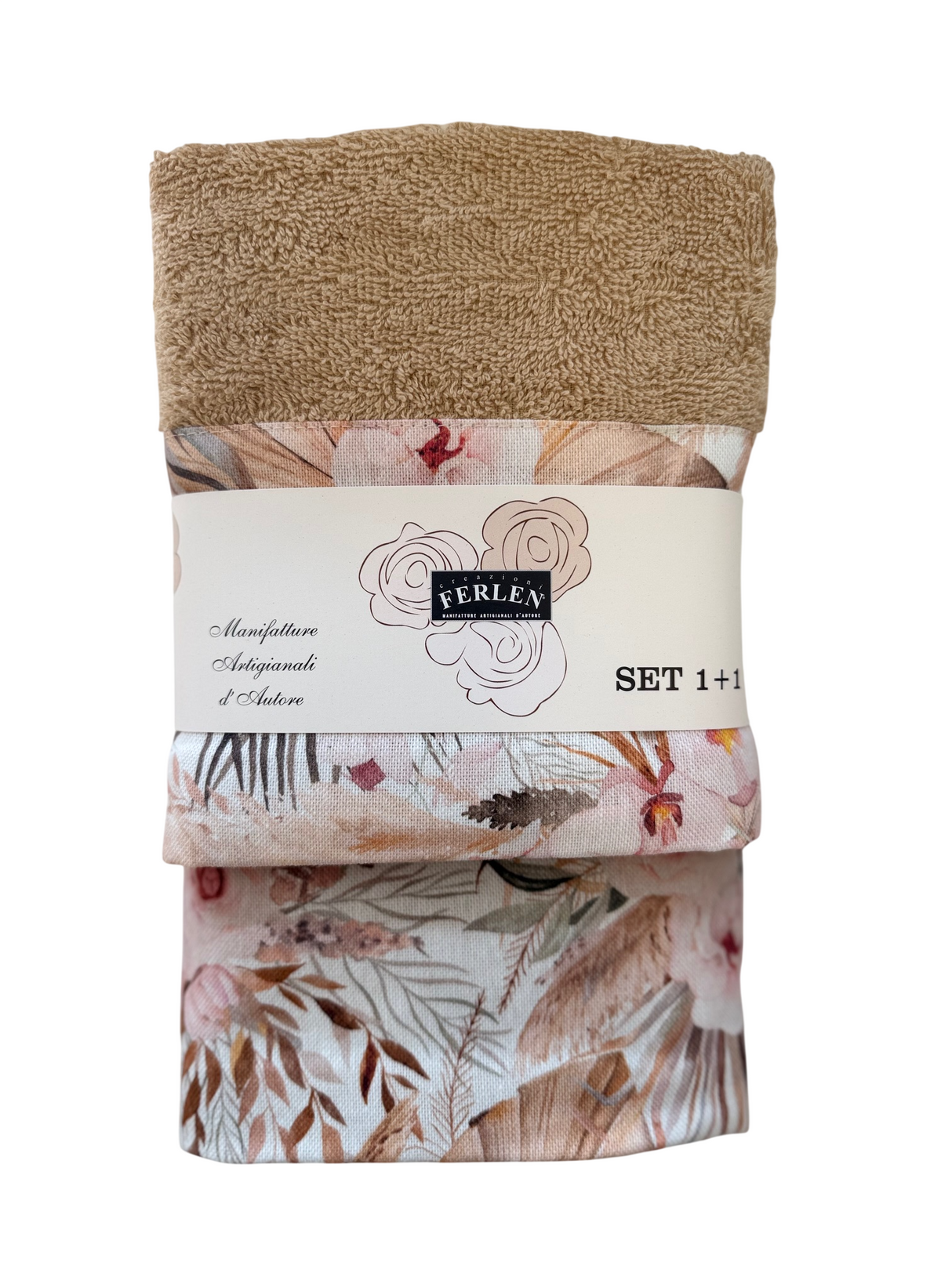 MELANIA SET 1+1 - Biancheria Bagno - FERLEN