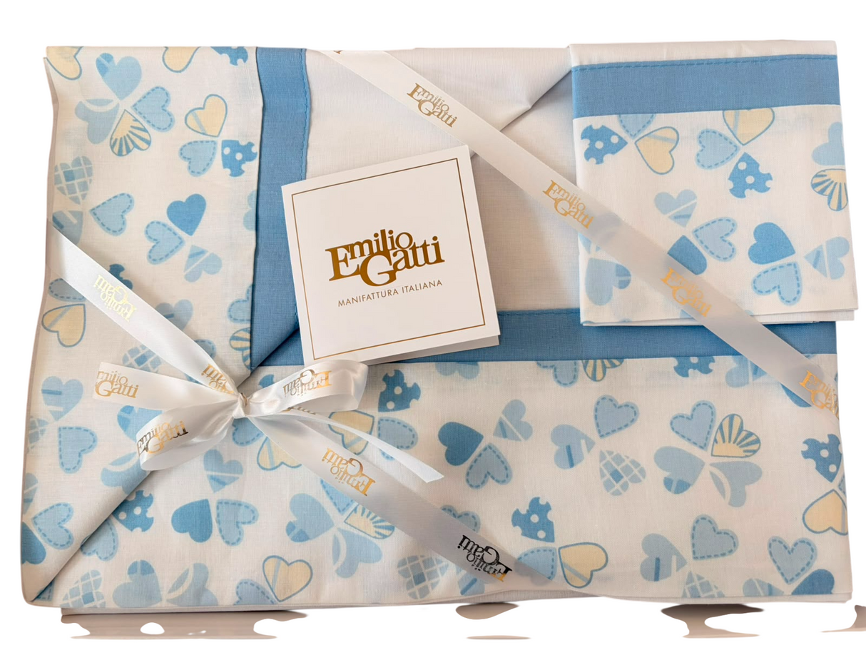 SIENA LETTINO CUORI - BIANCHERIA LETTINO - EMILIO GATTI