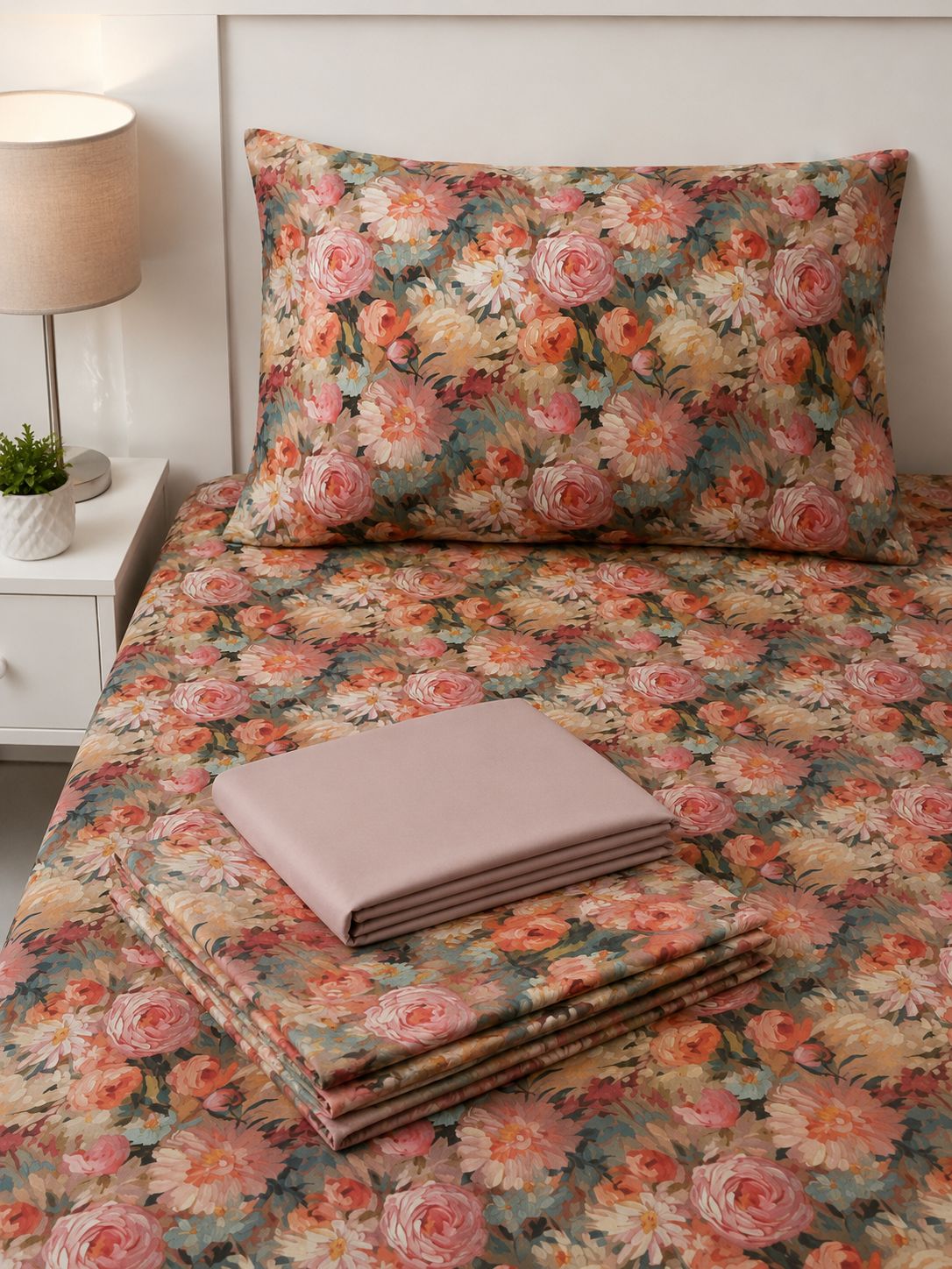COMPLETO LETTO PERCALLE - Biancheria Letto - ENRICO COVERI