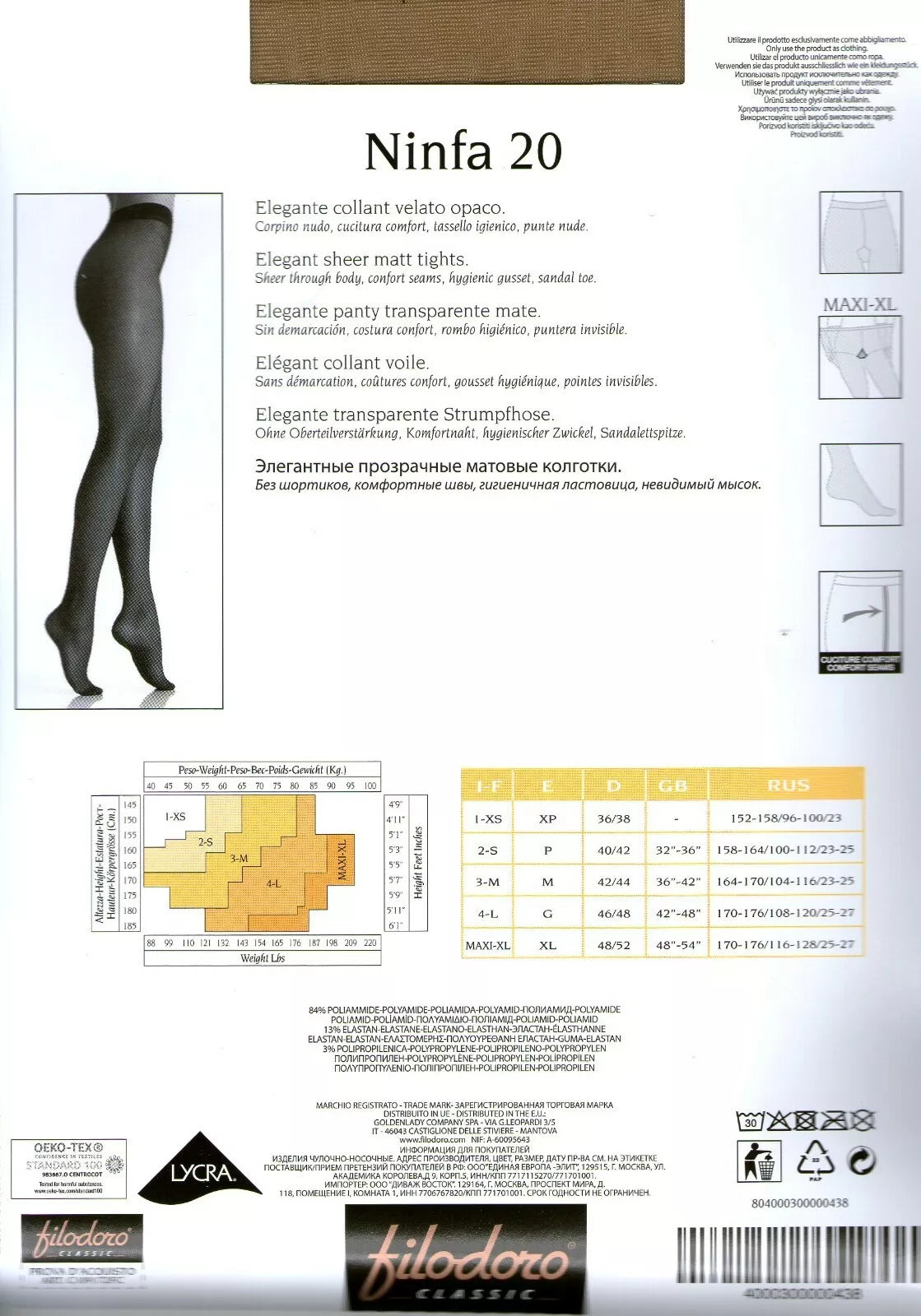 NINFA 20 - Intimo - FILODORO