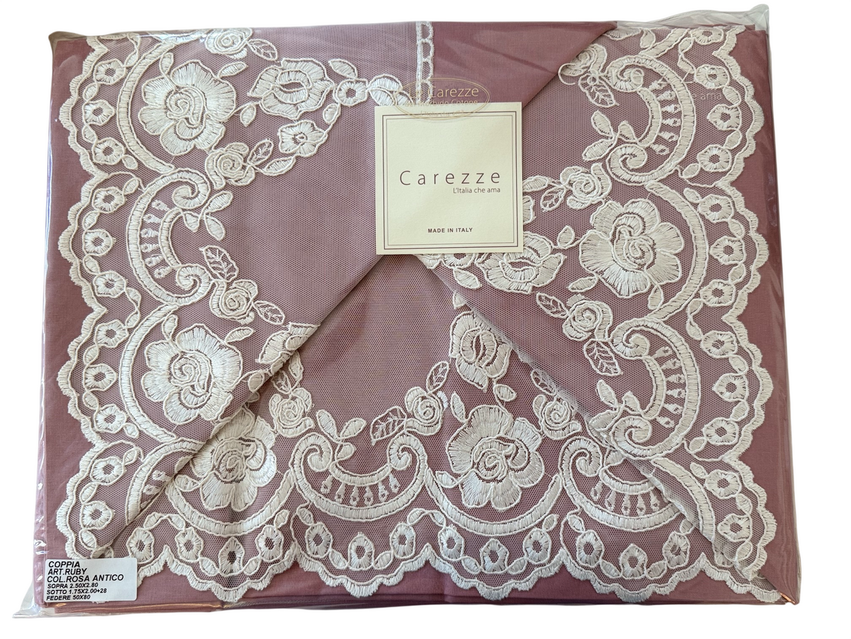 COPPIA RUBY - Biancheria Letto - CAREZZE