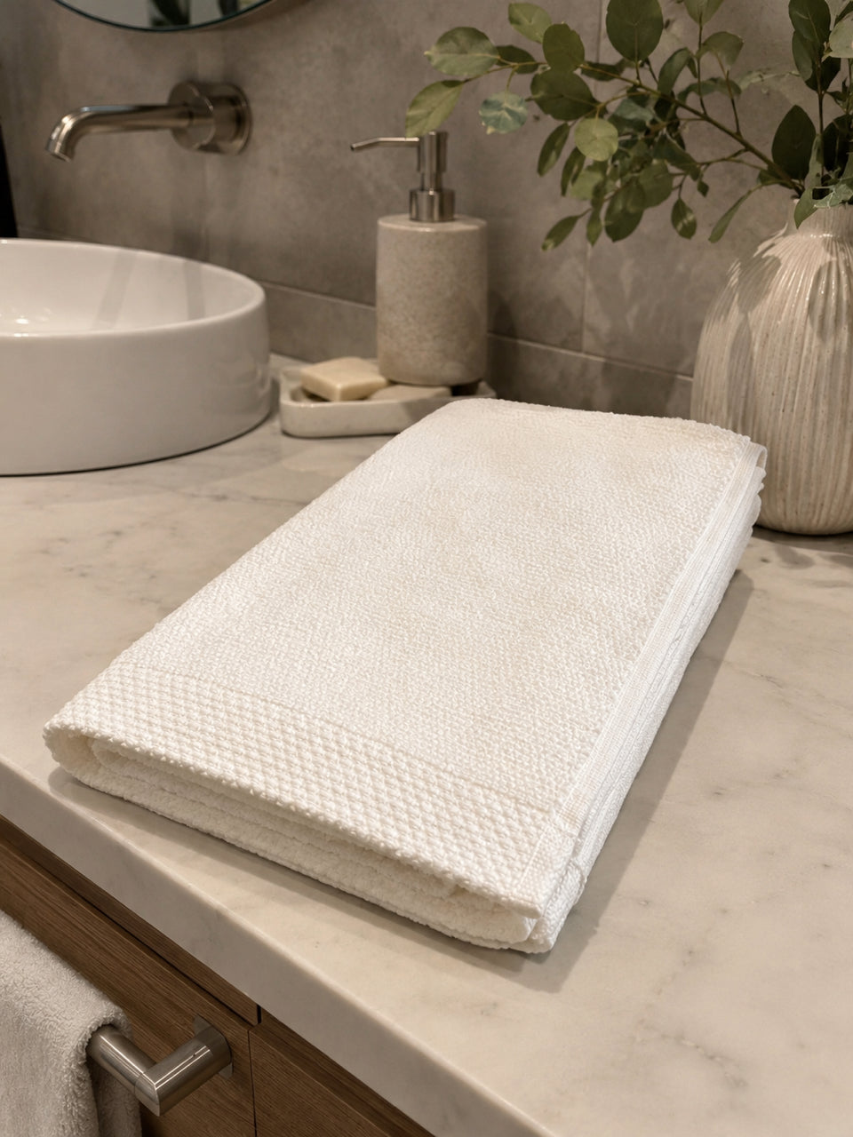 RICE 6 ASCIUGAMANI - Biancheria Bagno - Botticelli home