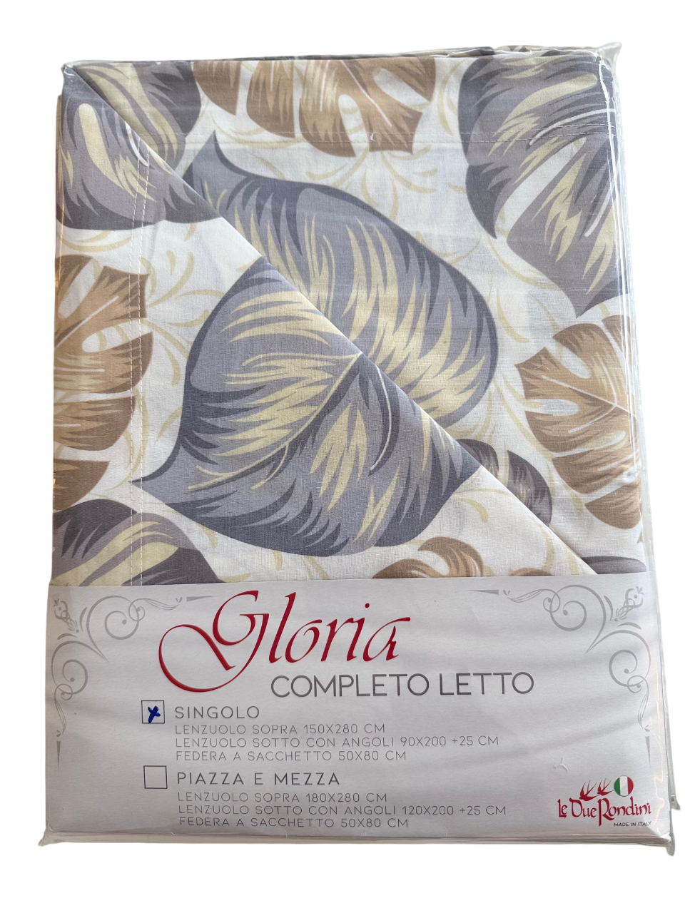 GLORIA SINGOLO - Biancheria Letto - LE DUE RONDINI