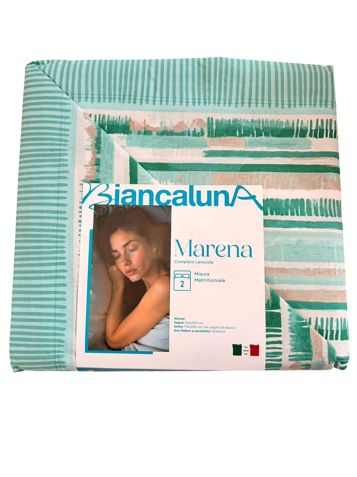 MARENA RIGHE - Biancheria Letto - BIANCALUNA