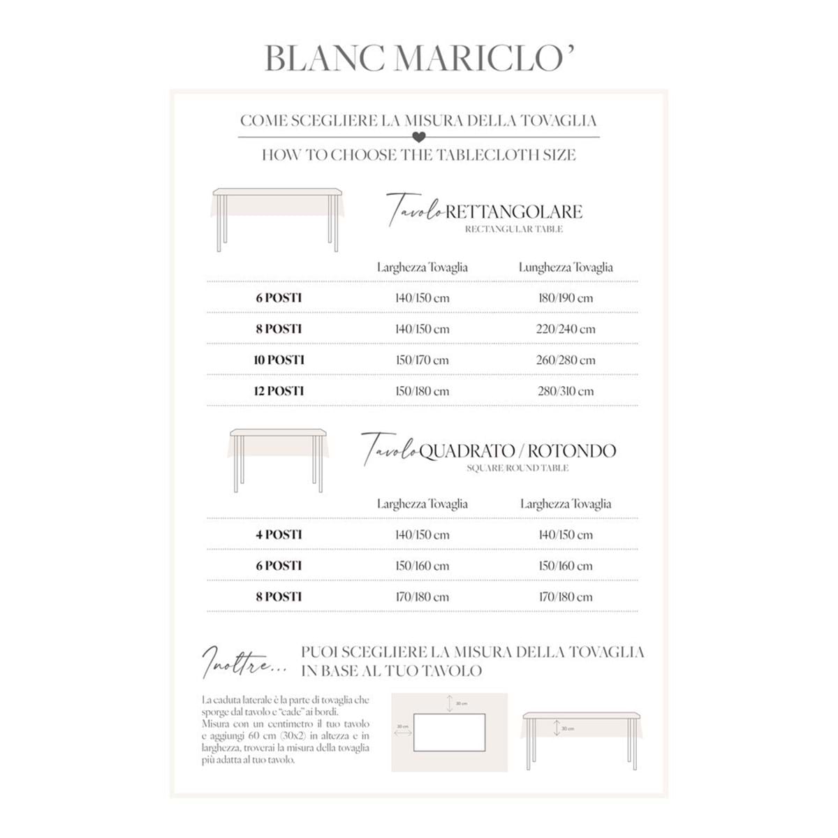A37319 - Biancheria Cucina - BLANC MARICLO