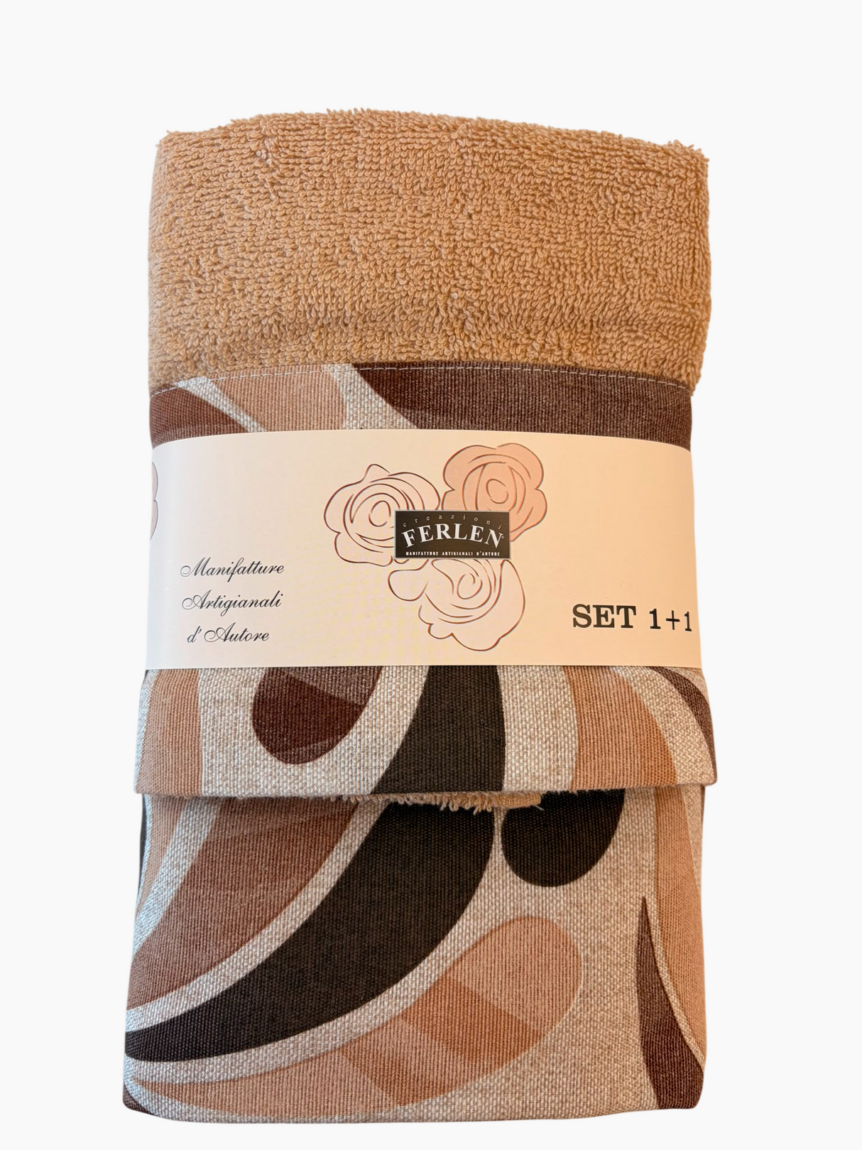 MELANIA SET 1+1 - Biancheria Bagno - FERLEN
