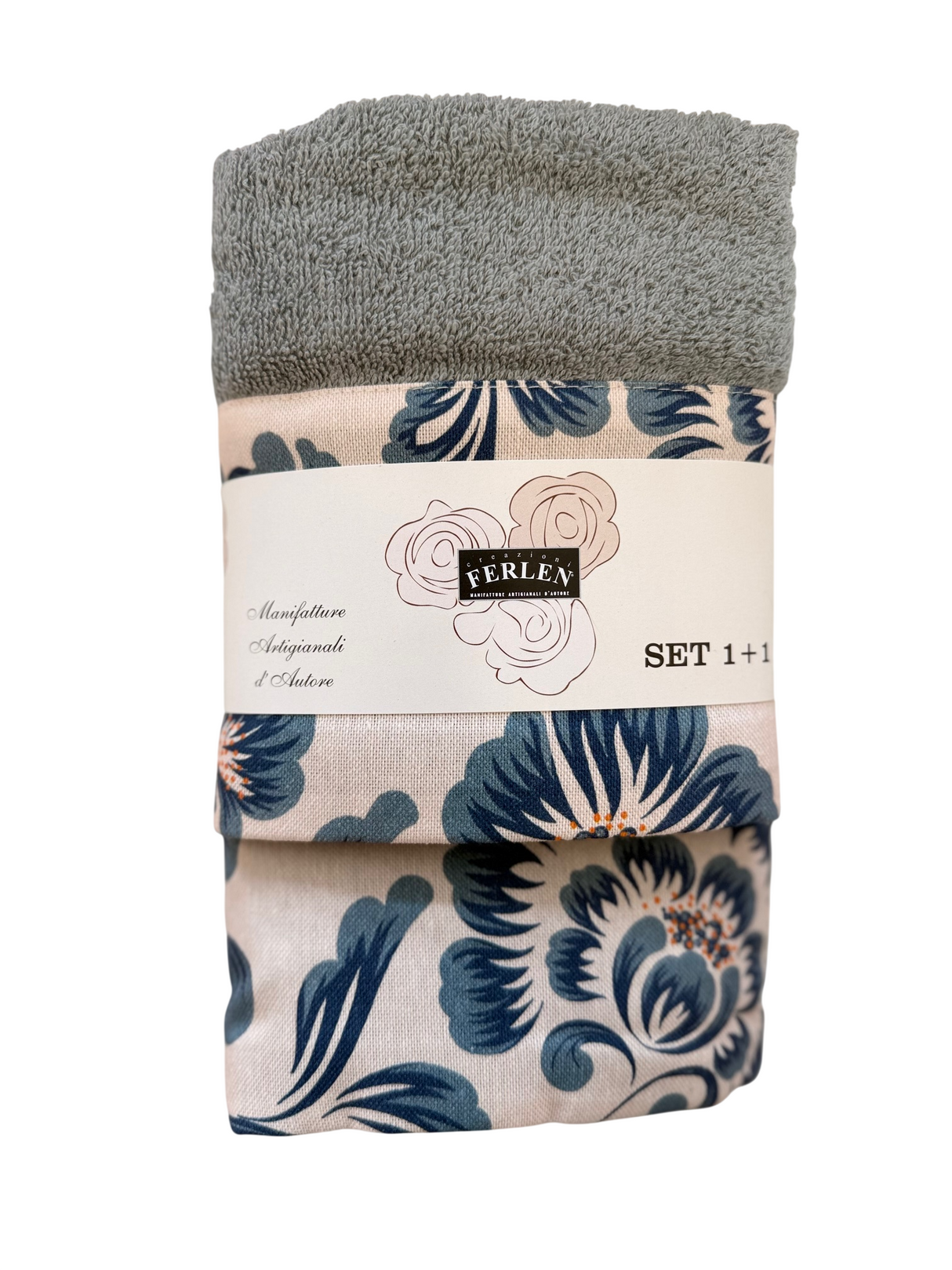 MELANIA SET 1+1 - Biancheria Bagno - FERLEN