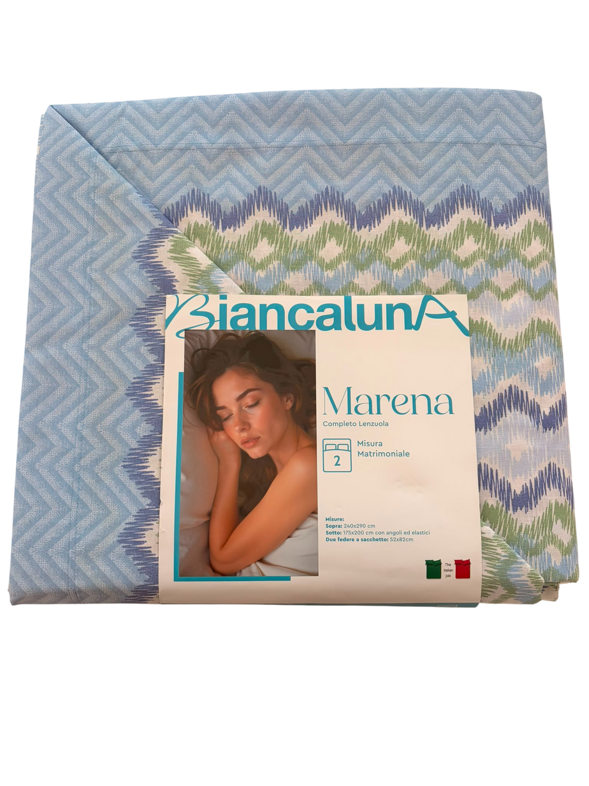 MARENA ZIG ZAG - Biancheria Letto - BIANCALUNA