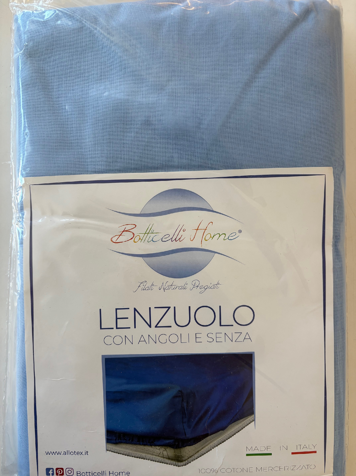 LENZUOLO CON ANGOLI - Biancheria Letto - Botticelli home