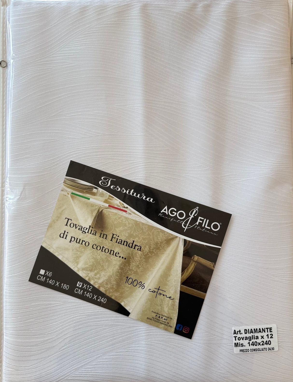 DIAMANTE - Biancheria Cucina - AGO&FILO