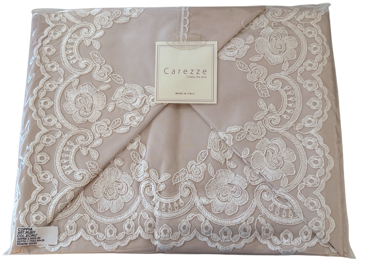 COPPIA RUBY - Biancheria Letto - CAREZZE