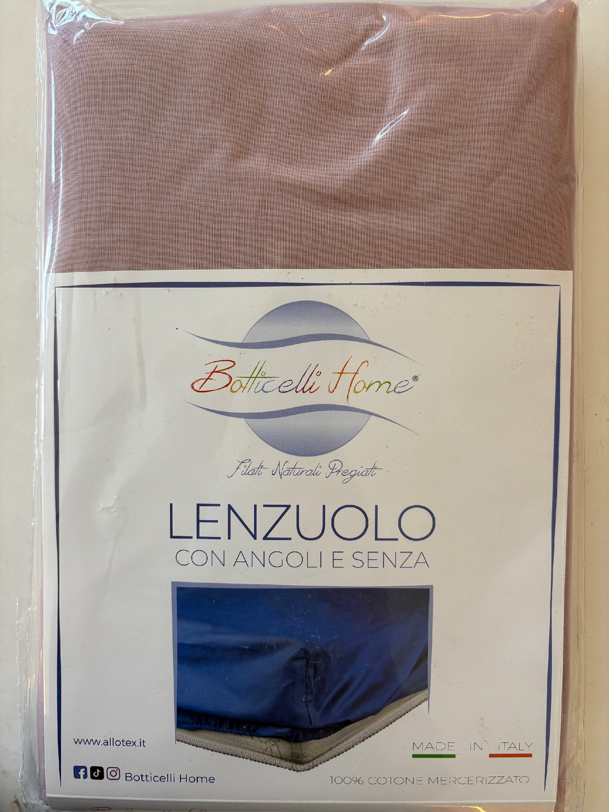 LENZUOLO CON ANGOLI - Biancheria Letto - Botticelli home