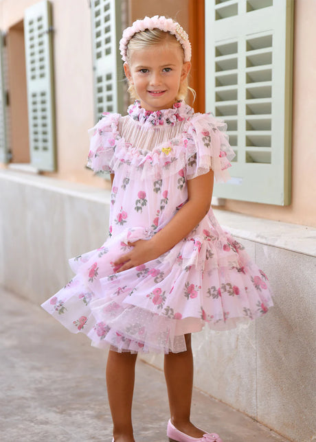 GEORGETTE TULLE DRESS - Abbigliamento bambini - ANGELS FACE