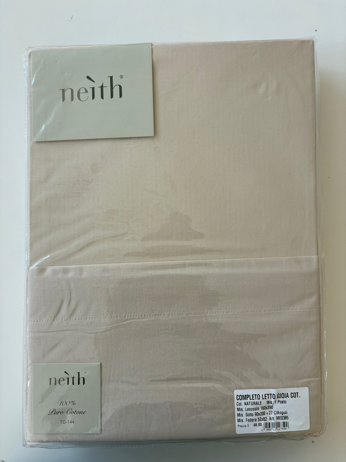 ME0387 - Biancheria Letto - NEITH