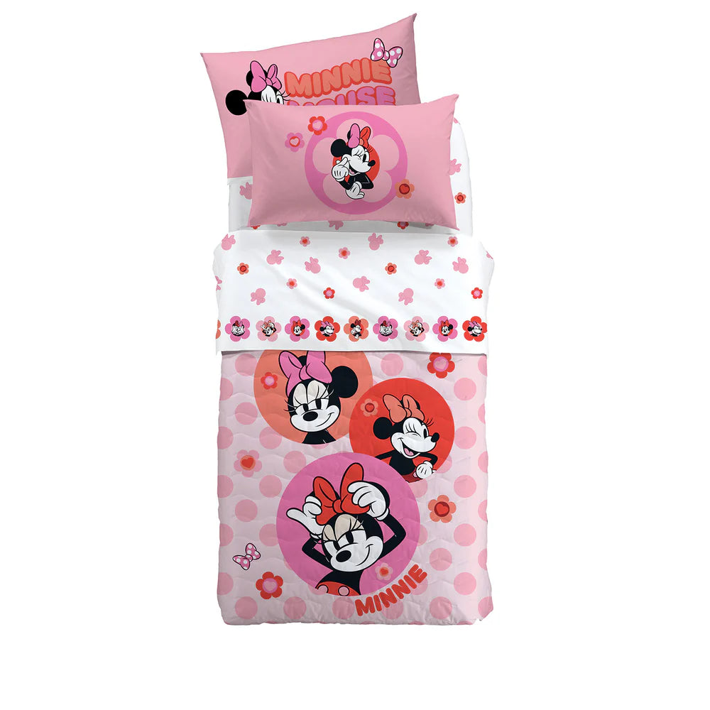 MINNIE FLOWERS/L - Biancheria Letto - CALEFFI