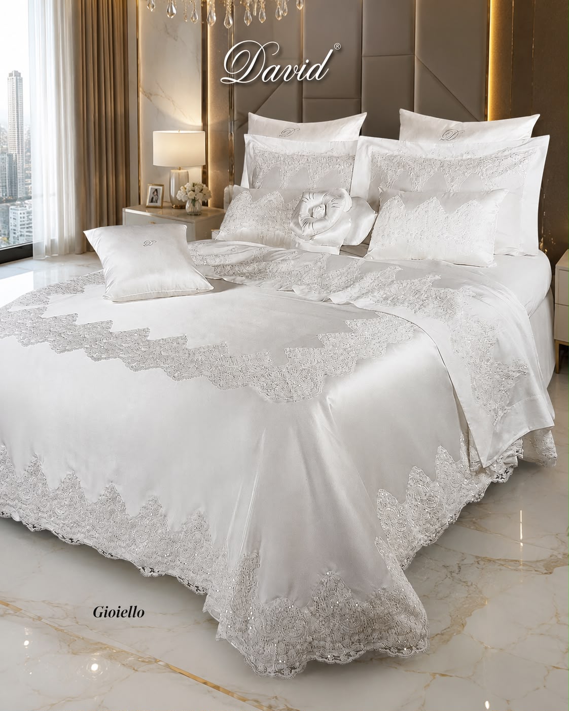 SET GIOIELLO - Biancheria Letto - DAVID HOME