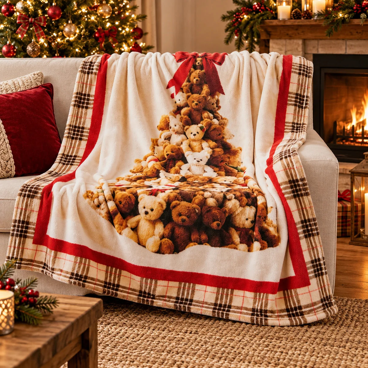 PLAID ALBERO - Biancheria Letto - LINEARO
