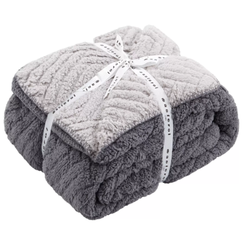 PLAID ZIG ZAG - Biancheria Letto - MANTEROL