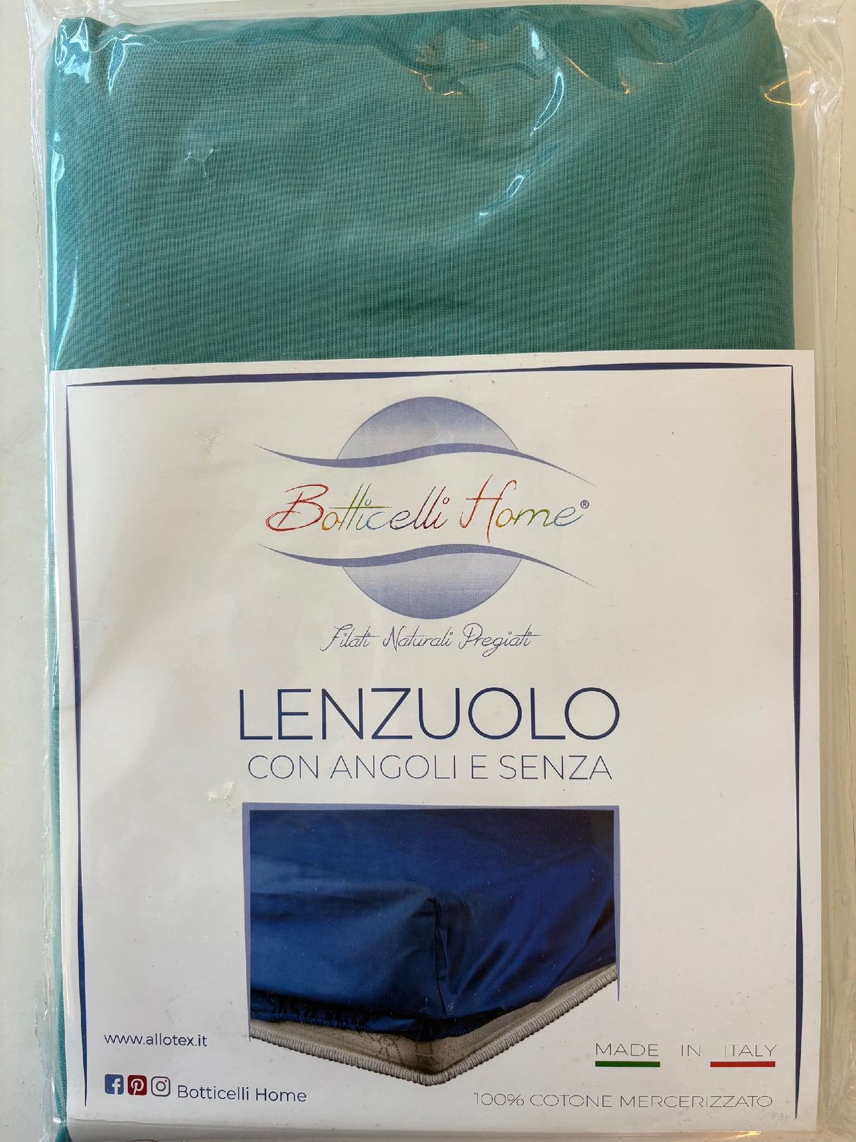 LENZUOLO CON ANGOLI - Biancheria Letto - Botticelli home
