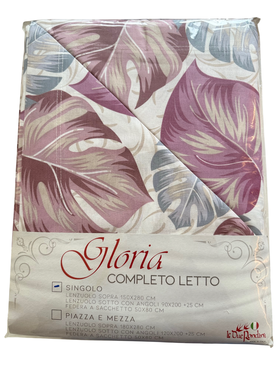 GLORIA SINGOLO - Biancheria Letto - LE DUE RONDINI