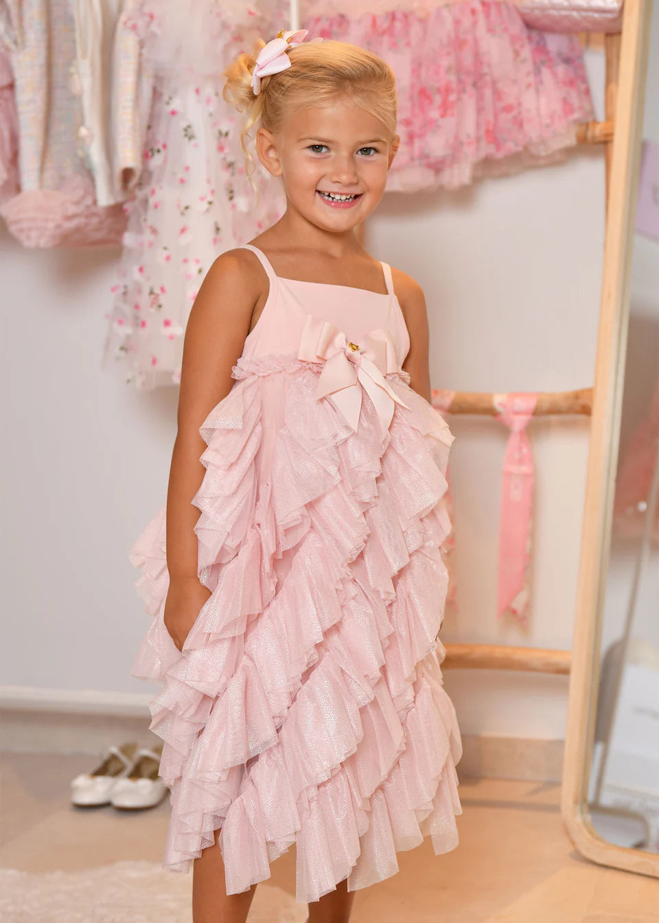 CASCADE STRAPPY DRESS - Abbigliamento bambini - ANGELS FACE